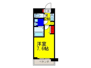 スプランディッド放出の物件間取画像